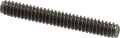 Value Collection - #6-32 1" OAL Fully Threaded Stud - Stainless Steel, Plain Finish - Industrial Tool & Supply
