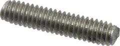 Value Collection - #8-32 3/4" OAL Fully Threaded Stud - Stainless Steel, Plain Finish - Industrial Tool & Supply