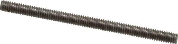 Value Collection - #8-32 2-1/2" OAL Fully Threaded Stud - Stainless Steel, Plain Finish - Industrial Tool & Supply