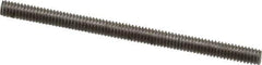 Value Collection - #8-32 2-1/2" OAL Fully Threaded Stud - Stainless Steel, Plain Finish - Industrial Tool & Supply