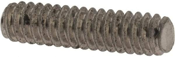Value Collection - #10-24 3/4" OAL Fully Threaded Stud - Stainless Steel, Plain Finish - Industrial Tool & Supply