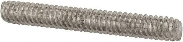 Value Collection - #10-24 1-1/2" OAL Fully Threaded Stud - Stainless Steel, Plain Finish - Industrial Tool & Supply