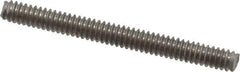Value Collection - #10-24 2" OAL Fully Threaded Stud - Stainless Steel, Plain Finish - Industrial Tool & Supply