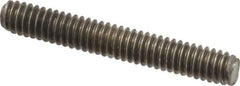 Value Collection - 1/4-20 1-3/4" OAL Fully Threaded Stud - Stainless Steel, Plain Finish - Industrial Tool & Supply