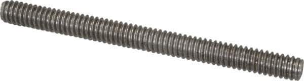Value Collection - 1/4-20 3" OAL Fully Threaded Stud - Stainless Steel, Plain Finish - Industrial Tool & Supply