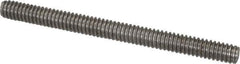 Value Collection - 1/4-20 3" OAL Fully Threaded Stud - Stainless Steel, Plain Finish - Industrial Tool & Supply