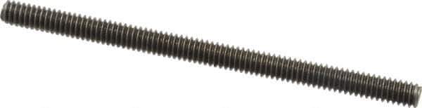 Value Collection - 1/4-20 4" OAL Fully Threaded Stud - Stainless Steel, Plain Finish - Industrial Tool & Supply