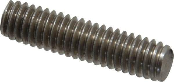 Value Collection - 5/16-18 1-1/4" OAL Fully Threaded Stud - Stainless Steel, Plain Finish - Industrial Tool & Supply
