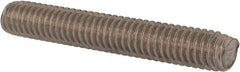 Value Collection - 5/16-18 2" OAL Fully Threaded Stud - Stainless Steel, Plain Finish - Industrial Tool & Supply