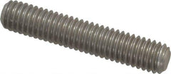 Value Collection - 3/8-16 2" OAL Fully Threaded Stud - Stainless Steel, Plain Finish - Industrial Tool & Supply
