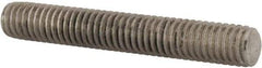 Value Collection - 3/8-16 2-1/2" OAL Fully Threaded Stud - Stainless Steel, Plain Finish - Industrial Tool & Supply