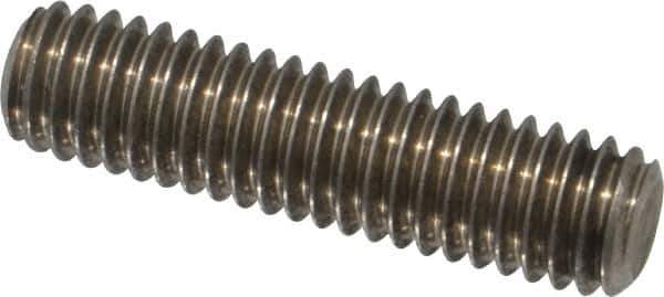 Value Collection - 3/8-16 1-1/2" OAL Fully Threaded Stud - Stainless Steel, Plain Finish - Industrial Tool & Supply