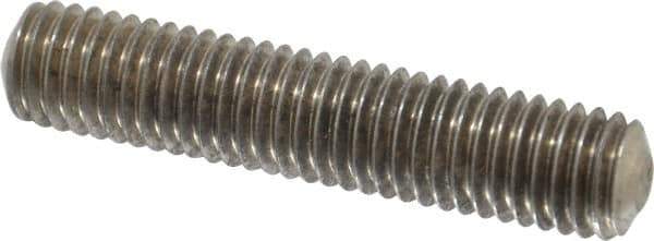 Value Collection - 1/2-13 2-1/2" OAL Fully Threaded Stud - Stainless Steel, Plain Finish - Industrial Tool & Supply