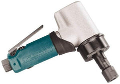 Dynabrade - 1/4" Collet, Angle Handle, Air Angle Die Grinder - 18,000 RPM, Front Exhaust, 35 CFM, 0.7 hp, 90 psi, 1/4 NPT Inlet - Industrial Tool & Supply