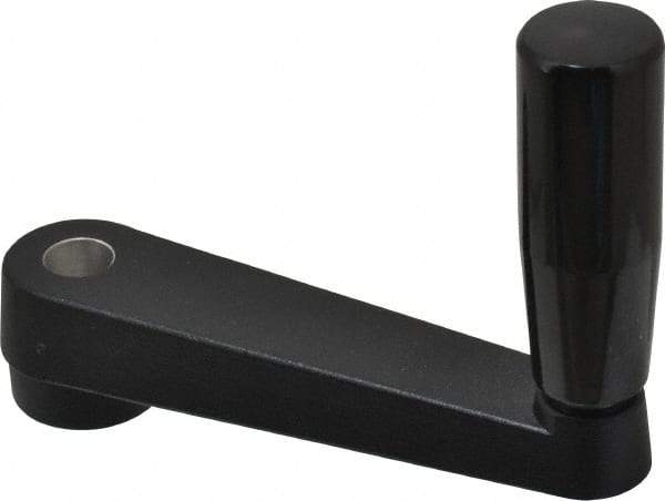 Value Collection - 27mm Hub Diam Crank Handle - 12mm Round Bore, 17" High - Industrial Tool & Supply