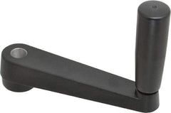 Value Collection - 32mm Hub Diam Crank Handle - 14mm Round Bore, 22" High - Industrial Tool & Supply
