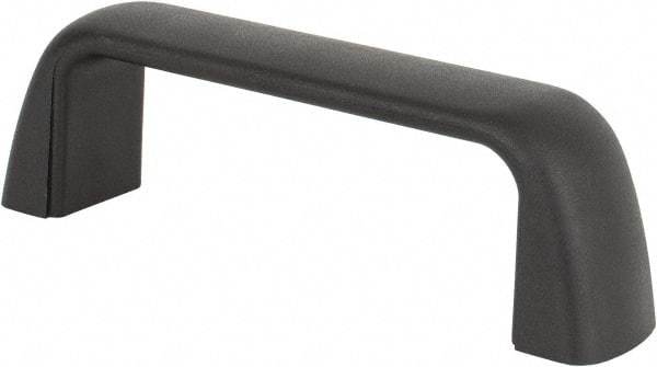 J.W. Winco - 4.13" Center to Center, Black Matte Finish Plastic Pull Handle - 1.46" High - Industrial Tool & Supply