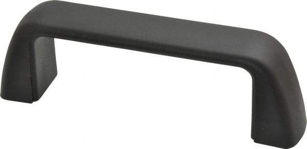 J.W. Winco - 4.33" Center to Center, Black Matte Finish Plastic Pull Handle - 1.57" High - Industrial Tool & Supply
