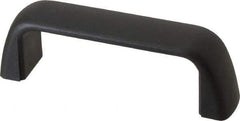 J.W. Winco - 105mm Center to Center, Black Matte Finish Plastic Pull Handle - 29mm Long, 37mm High - Industrial Tool & Supply