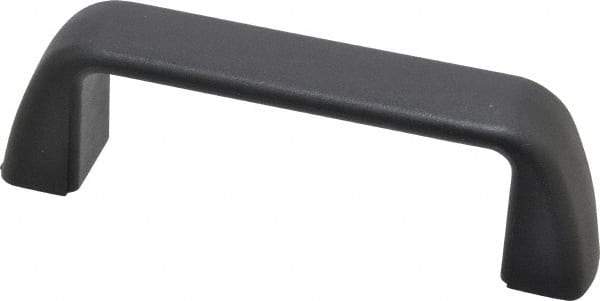 J.W. Winco - 117mm Center to Center, Black Matte Finish Plastic Pull Handle - 32mm Long, 40mm High - Industrial Tool & Supply