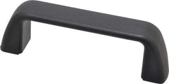 J.W. Winco - 117mm Center to Center, Black Matte Finish Plastic Pull Handle - 32mm Long, 40mm High - Industrial Tool & Supply