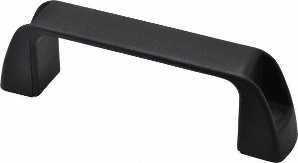 J.W. Winco - 4.61" Center to Center, Black Matte Finish Plastic Pull Handle - 1.34" Long, 1.61" High - Industrial Tool & Supply