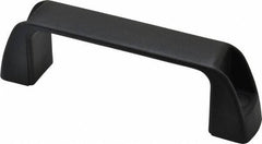 J.W. Winco - 4.61" Center to Center, Black Matte Finish Plastic Pull Handle - 1.34" Long, 1.61" High - Industrial Tool & Supply
