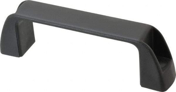 J.W. Winco - 5.2" Center to Center, Black Matte Finish Plastic Pull Handle - 1.46" Long, 1.77" High - Industrial Tool & Supply