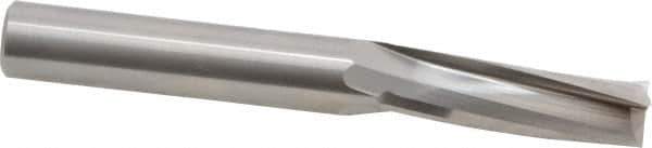 Onsrud - 1/2" Cutting Diam x 1-5/8" Length of Cut, 3 Flute, Upcut Spiral Router Bit - Uncoated, Right Hand Cut, Solid Carbide, 4" OAL x 1/2" Shank Diam, Three Edge, 10° Helix Angle - Industrial Tool & Supply