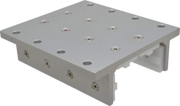 80/20 Inc. - 5-1/2" Wide, 1-7/8" High, Open Shelving Accessory/Component - Aluminum, 6" Deep, Use with Series 15 - 1530 Extrusion - Industrial Tool & Supply