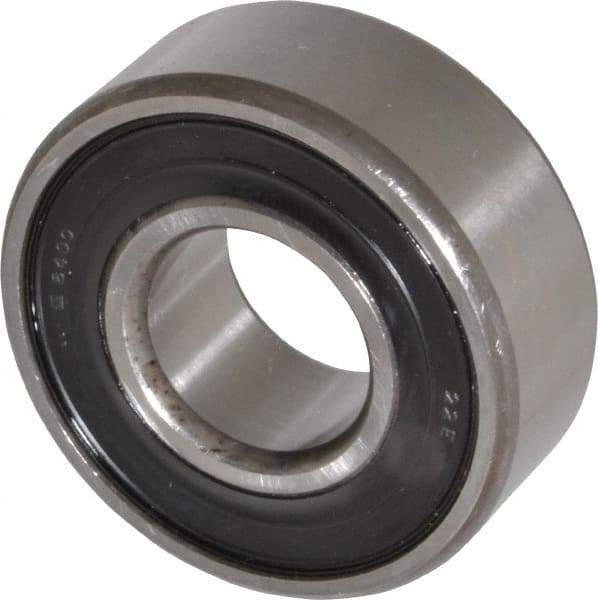 SKF - 20mm Bore Diam, 47mm OD, Double Seal Self Aligning Radial Ball Bearing - 18mm Wide, 2 Rows, Round Bore, 933 Lb Static Capacity, 3,780 Lb Dynamic Capacity - Industrial Tool & Supply