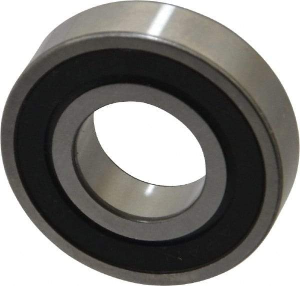 SKF - 5/8" Bore Diam, 1-3/8" OD, Double Seal Deep Groove Radial Ball Bearing - 0.3438" Wide, 1 Row, Round Bore, 731 Lb Static Capacity, 1,360 Lb Dynamic Capacity - Industrial Tool & Supply