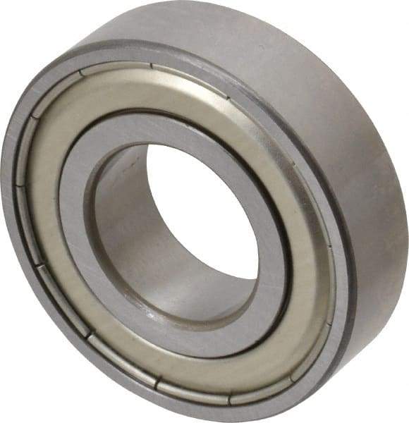 SKF - 3/4" Bore Diam, 1-5/8" OD, Double Shield Deep Groove Radial Ball Bearing - 7/16" Wide, 1 Row, Round Bore, 1,150 Lb Static Capacity, 2,100 Lb Dynamic Capacity - Industrial Tool & Supply
