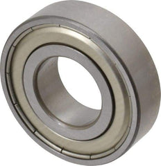 SKF - 3/4" Bore Diam, 1-5/8" OD, Double Shield Deep Groove Radial Ball Bearing - 7/16" Wide, 1 Row, Round Bore, 1,150 Lb Static Capacity, 2,100 Lb Dynamic Capacity - Industrial Tool & Supply