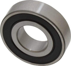 SKF - 3/4" Bore Diam, 1-5/8" OD, Double Seal Deep Groove Radial Ball Bearing - 7/16" Wide, 1 Row, Round Bore, 1,150 Lb Static Capacity, 2,100 Lb Dynamic Capacity - Industrial Tool & Supply