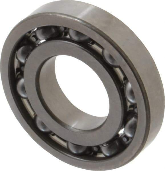 SKF - 7/8" Bore Diam, 1-7/8" OD, Open Deep Groove Radial Ball Bearing - 3/8" Wide, 1 Row, Round Bore, 1,320 Lb Static Capacity, 2,270 Lb Dynamic Capacity - Industrial Tool & Supply