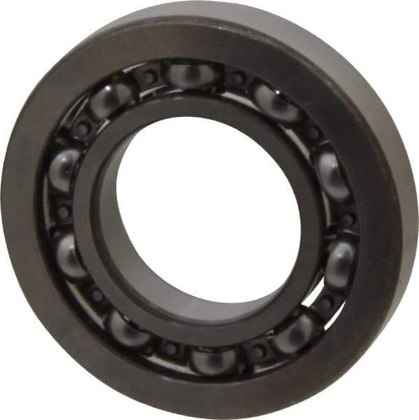SKF - 1" Bore Diam, 2" OD, Open Deep Groove Radial Ball Bearing - 3/8" Wide, 1 Row, Round Bore, 1,350 Lb Static Capacity, 2,270 Lb Dynamic Capacity - Industrial Tool & Supply