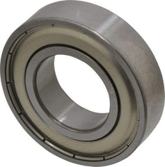 SKF - 1" Bore Diam, 2" OD, Double Shield Deep Groove Radial Ball Bearing - 1/2" Wide, 1 Row, Round Bore, 1,350 Lb Static Capacity, 2,270 Lb Dynamic Capacity - Industrial Tool & Supply