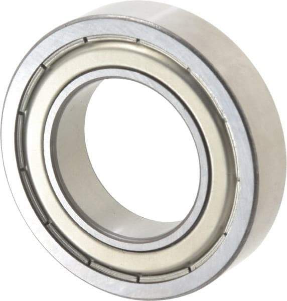 SKF - 1-1/4" Bore Diam, 2-1/4" OD, Double Shield Deep Groove Radial Ball Bearing - 1/2" Wide, 1 Row, Round Bore, 2,090 Lb Static Capacity, 3,150 Lb Dynamic Capacity - Industrial Tool & Supply