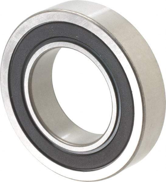 SKF - 1-1/4" Bore Diam, 2-1/4" OD, Double Seal Deep Groove Radial Ball Bearing - 1/2" Wide, 1 Row, Round Bore, 2,090 Lb Static Capacity, 3,150 Lb Dynamic Capacity - Industrial Tool & Supply