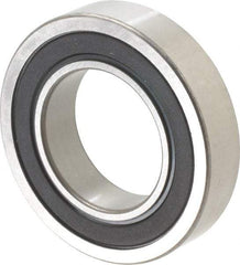 SKF - 1-1/4" Bore Diam, 2-1/4" OD, Double Seal Deep Groove Radial Ball Bearing - 1/2" Wide, 1 Row, Round Bore, 2,090 Lb Static Capacity, 3,150 Lb Dynamic Capacity - Industrial Tool & Supply