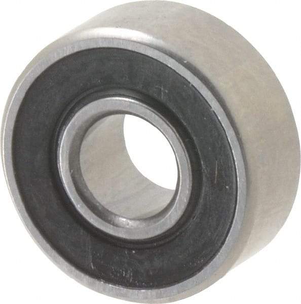 SKF - 3/16" Bore Diam, 1/2" OD, Double Seal Deep Groove Radial Ball Bearing - 5/32" Wide, 1 Row, Round Bore, 110 Lb Static Capacity, 215 Lb Dynamic Capacity - Industrial Tool & Supply
