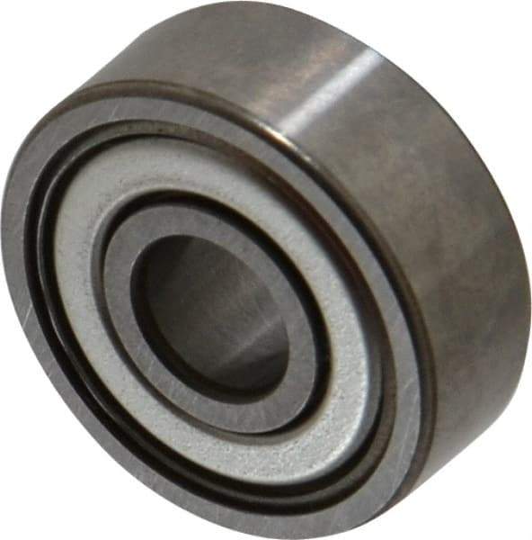 SKF - 1/4" Bore Diam, 3/4" OD, Double Shield Deep Groove Radial Ball Bearing - 9/32" Wide, 1 Row, Round Bore, 261 Lb Static Capacity, 632 Lb Dynamic Capacity - Industrial Tool & Supply