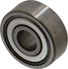 SKF - 1/4" Bore Diam, 3/4" OD, Double Shield Deep Groove Radial Ball Bearing - 9/32" Wide, 1 Row, Round Bore, 261 Lb Static Capacity, 632 Lb Dynamic Capacity - Industrial Tool & Supply