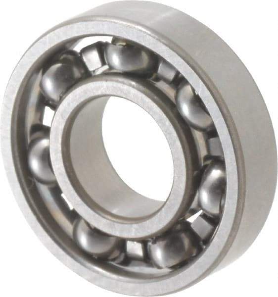 SKF - 3/8" Bore Diam, 7/8" OD, Open Deep Groove Radial Ball Bearing - 7/32" Wide, 1 Row, Round Bore, 301 Lb Static Capacity, 746 Lb Dynamic Capacity - Industrial Tool & Supply