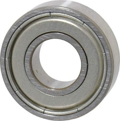 SKF - 3/8" Bore Diam, 7/8" OD, Double Shield Deep Groove Radial Ball Bearing - 9/32" Wide, 1 Row, Round Bore, 301 Lb Static Capacity, 746 Lb Dynamic Capacity - Industrial Tool & Supply