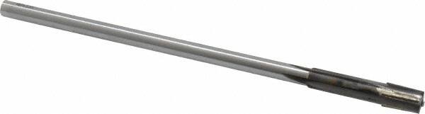 Made in USA - 0.2381 to 0.253" Diam, 15/64" Diam Shank, 1-1/2" Flute, Semi Finish Semi Ground Chucking Reamer - Industrial Tool & Supply
