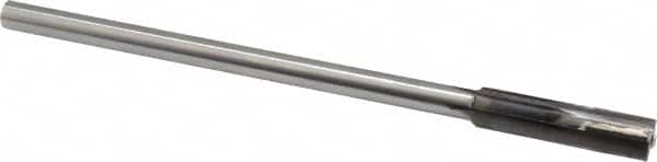 Made in USA - 0.3471 to 0.378" Diam, 5/16" Diam Shank, 1-3/4" Flute, Semi Finish Semi Ground Chucking Reamer - Industrial Tool & Supply