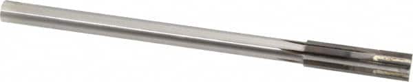 Made in USA - 0.4721 to 0.5031" Diam, 7/16" Diam Shank, 2" Flute, Semi Finish Semi Ground Chucking Reamer - Industrial Tool & Supply