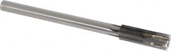 Made in USA - 0.7531 to 0.784" Diam, 5/8" Diam Shank, 2-1/2" Flute, Semi Finish Semi Ground Chucking Reamer - Industrial Tool & Supply